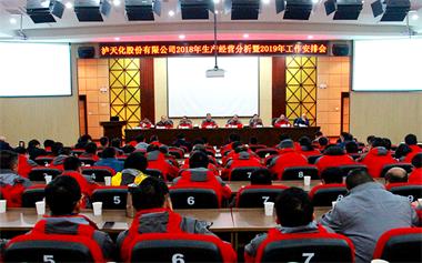 瀘天化股份公司召開2018年生產(chǎn)經(jīng)營分析暨2019年工作安排會