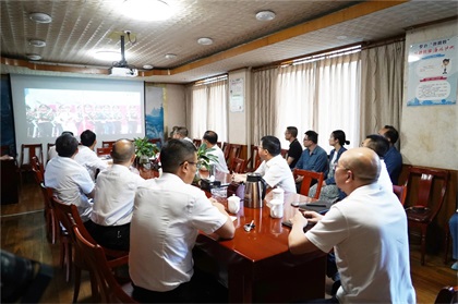 瀘天化股份公司領(lǐng)導(dǎo)收看慶祝中國共產(chǎn)黨成立100周年慶祝大會(huì)直播