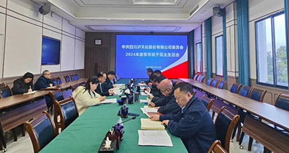 瀘天化股份公司黨委召開2024年度領(lǐng)導(dǎo)班子民主生活會
